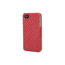 Чехол на заднюю крышку для iPhone 5 Griffin Moxy Python, цвет Red (GB35526)