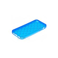 Силиконовая накладка ромбы для iPhone 5, синяя 00020939