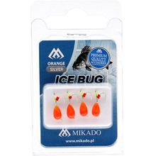 Мормышка Mikado Ice Bug 003 4 г (оранжевый черный)