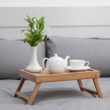 Столик-поднос для завтрака со складными ножками, 37,5 x 25 см