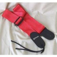 2 INCH NYLON STRAP W LEATHER ENDS RED DD3100NRD