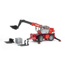 Bruder Погрузчик колесный Manitou MRT 2150 с телескопическим ковшом 02-129