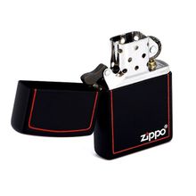 Зажигалка черная матовая Zippo 218ZB с покрытием Black Matte