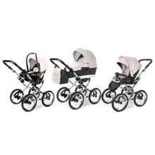 Коляска 3 в 1 Esspero Classic Alu (шасси Chrome) - Beige