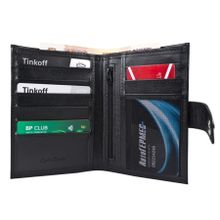 Carlo Gattini Кожаное портмоне Coste black (арт. 7416-01)