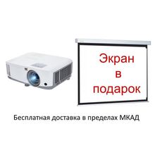 Проектор ViewSonic PA503S + экран CS-PSW-127X127 в подарок!