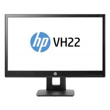 Монитор HP 21.5" VH22 1920x1080 TN+film LED 5ms 16:09 DVI  HAS Pivot 250cd 170гр 160гр    черный