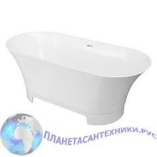 Ванна из искусственного камня Aquanet Bloom Ellipse TC-S92 165x75, глянцевая