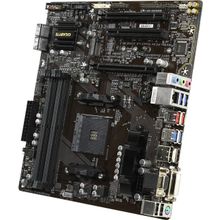 Мат. плата   GIGABYTE GA-AB350M-D3H rev1.0 (RTL) AM4   B350   PCI-E Dsub+DVI+HDMI+DP GbLAN SATA RAID MicroATX 4DDR4