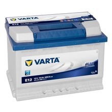 Аккумулятор автомобильный Varta Blue Dynamic E12 6СТ-74 прям. 278x175x190