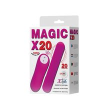 Лиловая удлиненная вибропуля Magic x20 (40784)