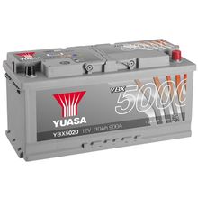 Аккумулятор автомобильный Yuasa silver high performance YBX5020 6СТ-110 обр. 393x175x190