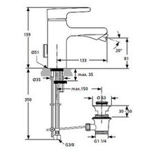 Смеситель Ideal Standard Attitude A4602AA для биде