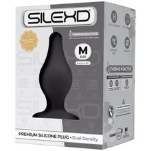 Черная средняя анальная пробка Adrien Lastic SileXD 9,3см