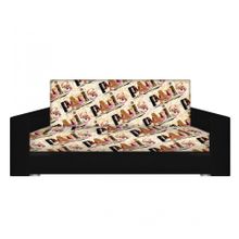 Диван Paris 9 флок фото-принт 120 ППУ