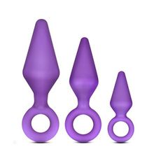 Blush Novelties Набор из 3 анальных втулок CANDY RIMMER KIT PURPLE (фиолетовый)