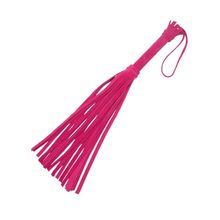 Розовая мини-плеть &#171;Королевский велюр&#187; - 40 см. Розовый