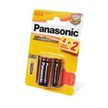 Батарейка Panasonic Alkaline Power LR03APB 6BP 4+2F LR03 4+2шт BL6
