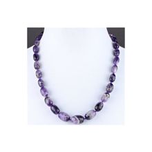 Бусики-Колечки Бусы Аметист "Эклектика" арт. НАМ-18(8-15)-55-3