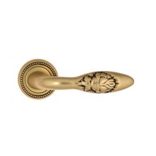 Ручки дверные Venezia Casanova D3 Золото французское+коричневый