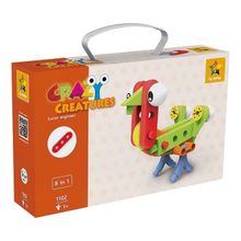 Конструктор Gigo Junior engineer - crazy creatures (Гиго. Юный инженер - сумасшедшие создания), 1+