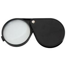 Лупа складная, карманная, 6-кратная, D 60мм Sparta 913675