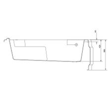 Акриловая ванна Cersanit JOANNA 150 правая WA-JOANNA*150-R-W 150х95