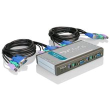 Переключатель KVM D-Link DKVM-4K 4 port (PS 2)