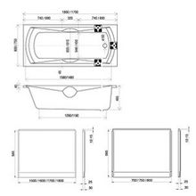 Акриловая ванна Ravak Sonata PU-PLUS 180 см