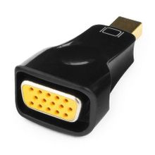 Адаптер mini DisplayPort M - VGA F, черный, Cablexpert (A-mDPM-VGAF-01)