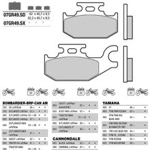 BREMBO Тормозные колодки BREMBO 07GR49SD