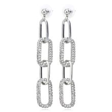 Длинные серьги c посеребрением (арт. 79347-34)