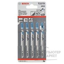 Bosch 2608631030 5 ЛОБЗИКОВЫХ ПИЛОК T 227 D, HSS