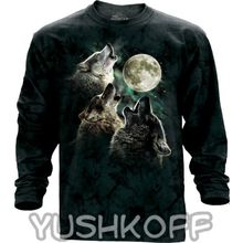 Mountain Three Wolf Moon