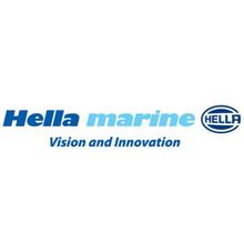 Hella Marine Бра галогеновое с креплением на поверхность Hella Marine 2AB 004 532-101 12 В чёрный корпус белое красное стекло