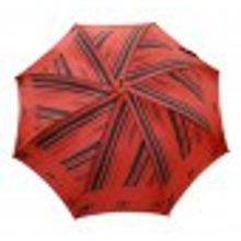 Ferre - Зонт женский, оригинальный дизайн, "акварель на красном фоне"