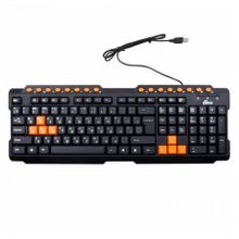 Клавиатура Ritmix RKB-151 USB Black Orange