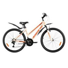 Производитель не указан Велосипед  Stark Luna (2014) Цвет - белый оранжевый. Размер - 18.