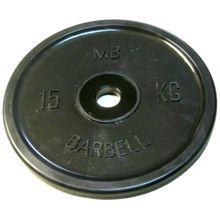 Евро-классик диск 15 кг, 51 мм Barbell MB-PltBE-15