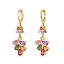 Серьги с позолотой, Swarovski Crystal Shik (арт. 75847-89)