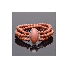 Бусики-Колечки Браслет Авантюрин "Викки" арт.бП1742