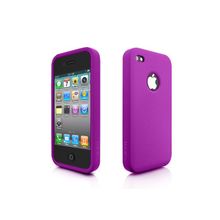 More Swirling Silicone (пурпурный) - чехол для iPhone 4