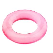 Dream Toys Розовое эрекционное кольцо BASICX TPR COCKRING PINK (розовый)