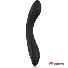 DreamLove Черно-золотой вибратор с пультом-часами Anne s Desire Curve G-Spot Vibe Wireless Watchme - 20,5 см. (черный с золотистым)