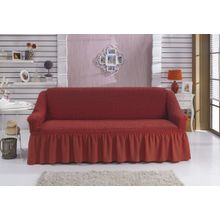 Чехлы на диван: Чехол "BULSAN" для дивана двухместного цвет кирпичный