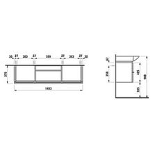 Тумба с раковиной Laufen Palace 4.0135.1.075.463.1