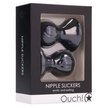 Черные накладки-присоски на соски Nipple suckers Черный