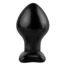 Большая анальная пробка для фистинга Mega Silicone Plug - 14,5 см. Черный