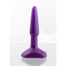 Lola toys Фиолетовый анальный стимулятор Small Anal Plug Purple - 12 см. (фиолетовый)