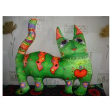 Зеленый котейка